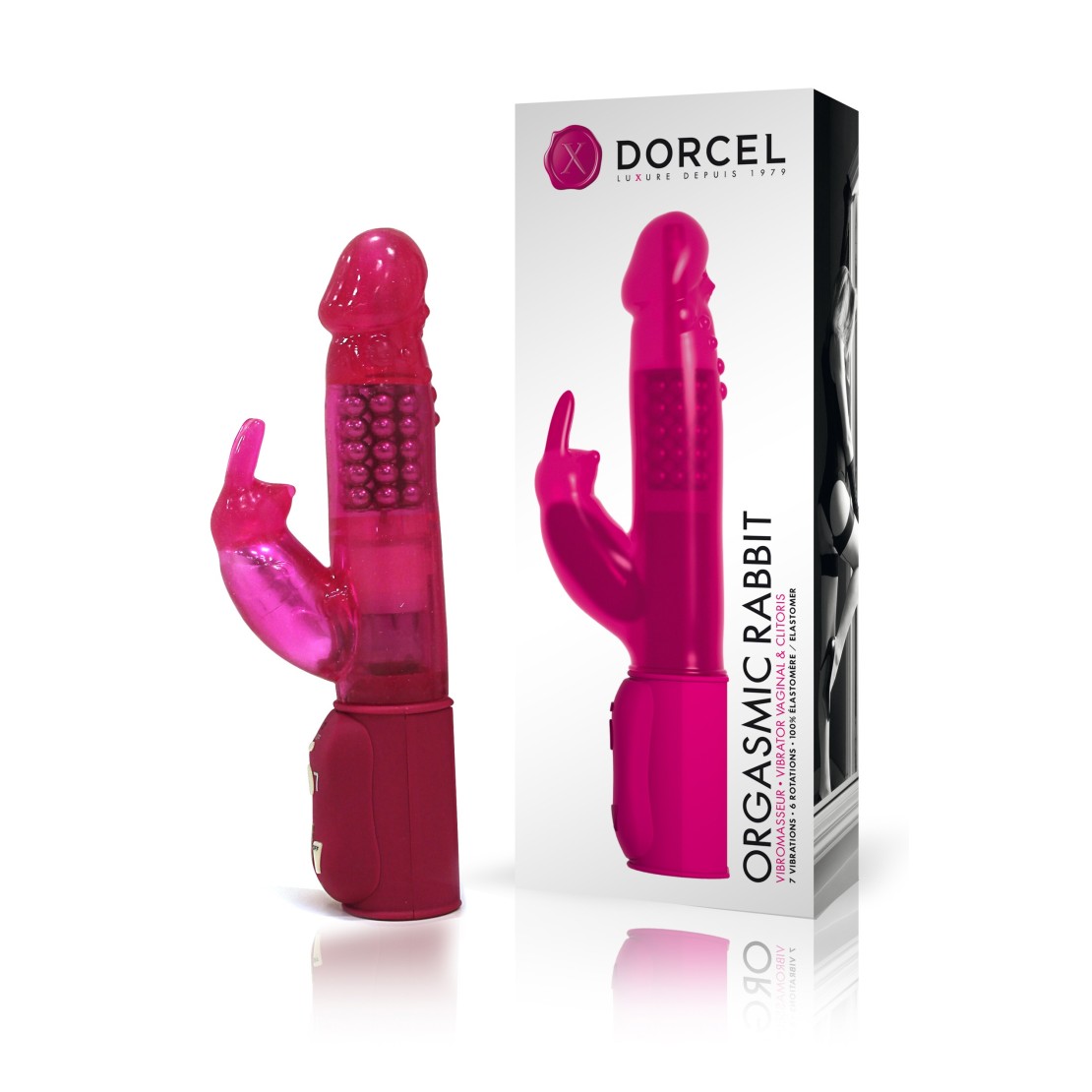 ORGASMIC RABBIT VIBRATORE PER DONNA SEX TOY DORCEL