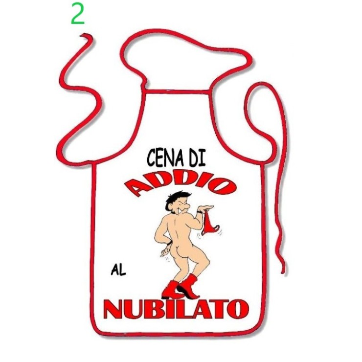 GREMBIULE SCHERZOSO SEXY ADDIO AL NUBILATO 2