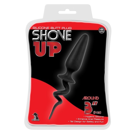 PLUG ANALE CON CODA ARRICCIATA SEX TOY IN SILICONE