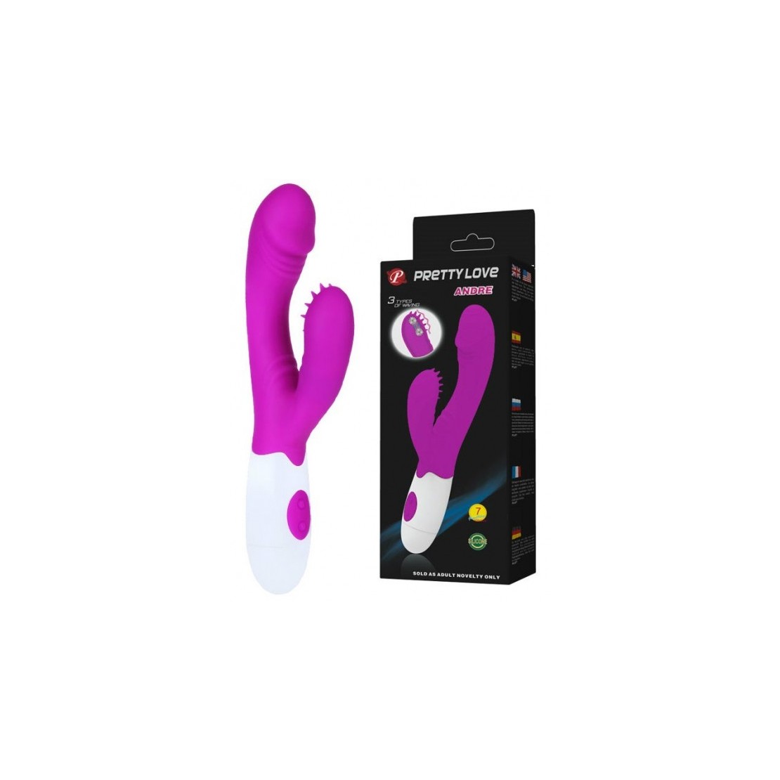 VIBRATORE RABBIT PER DONNA SEX TOY ANDRE