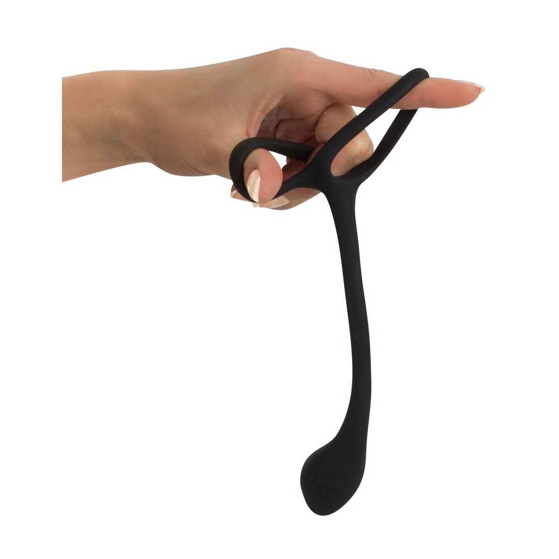 ANELLO DOPPIO PER PENE CON PLUG ANAL