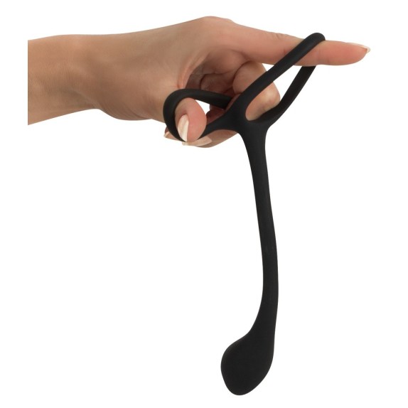 ANELLO DOPPIO PER PENE CON PLUG ANAL