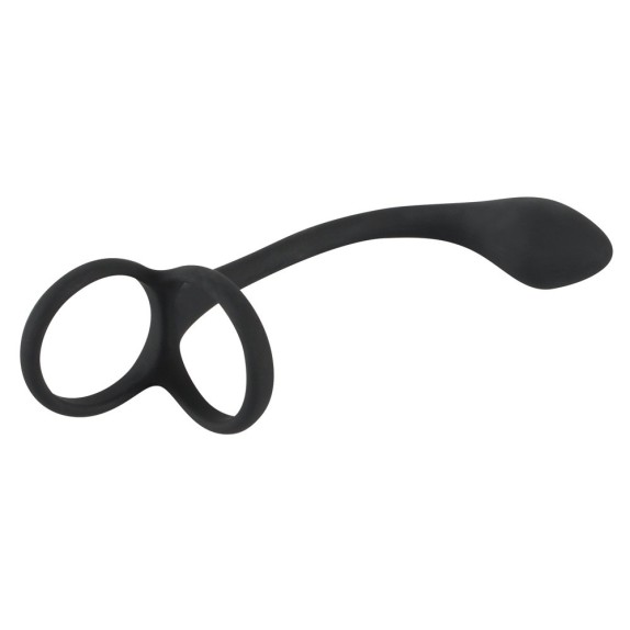 ANELLO DOPPIO PER PENE CON PLUG ANAL