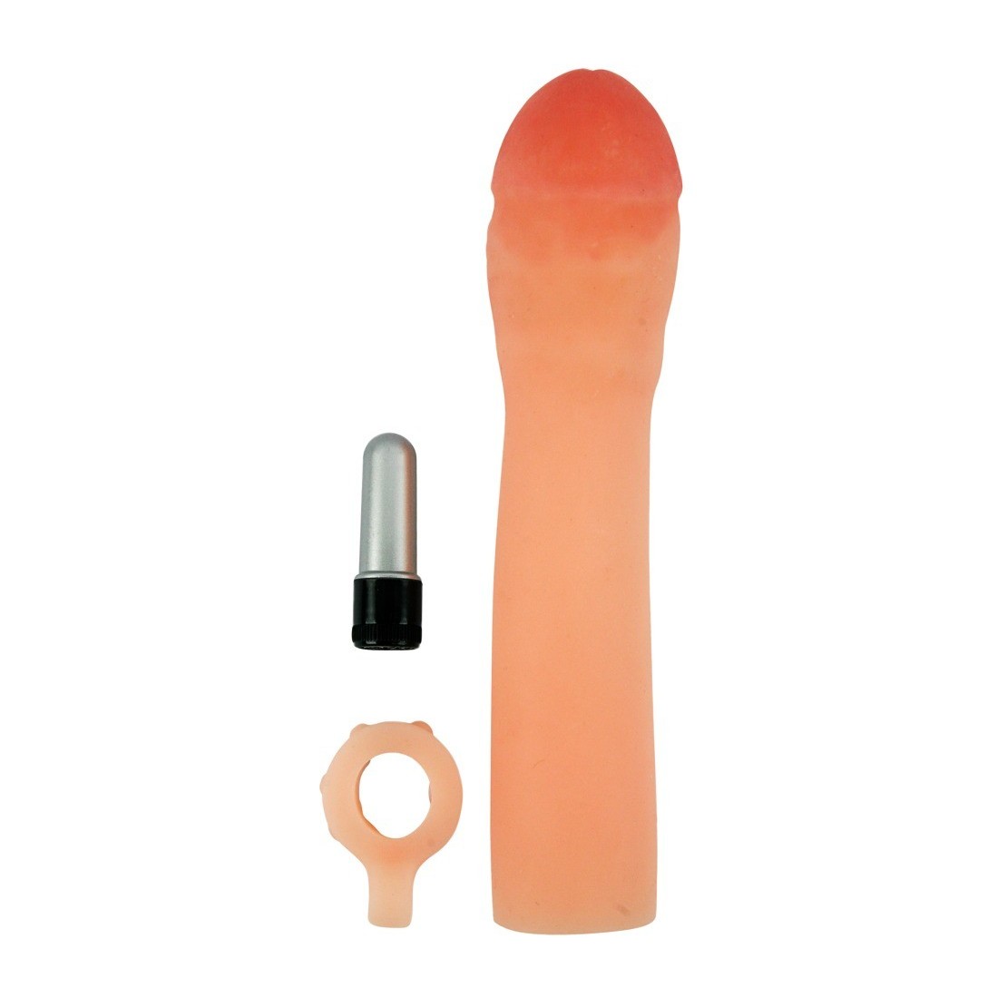 PROLUNGA FALLICA VIBRANTE PER PENE SEX TOY 21 CM.
