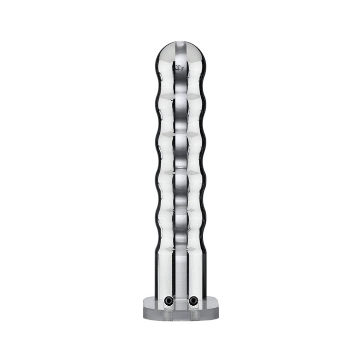 DILDO IN METALLO PER STRAP ON PER ELETTROSTIMOLAZIONI 2
