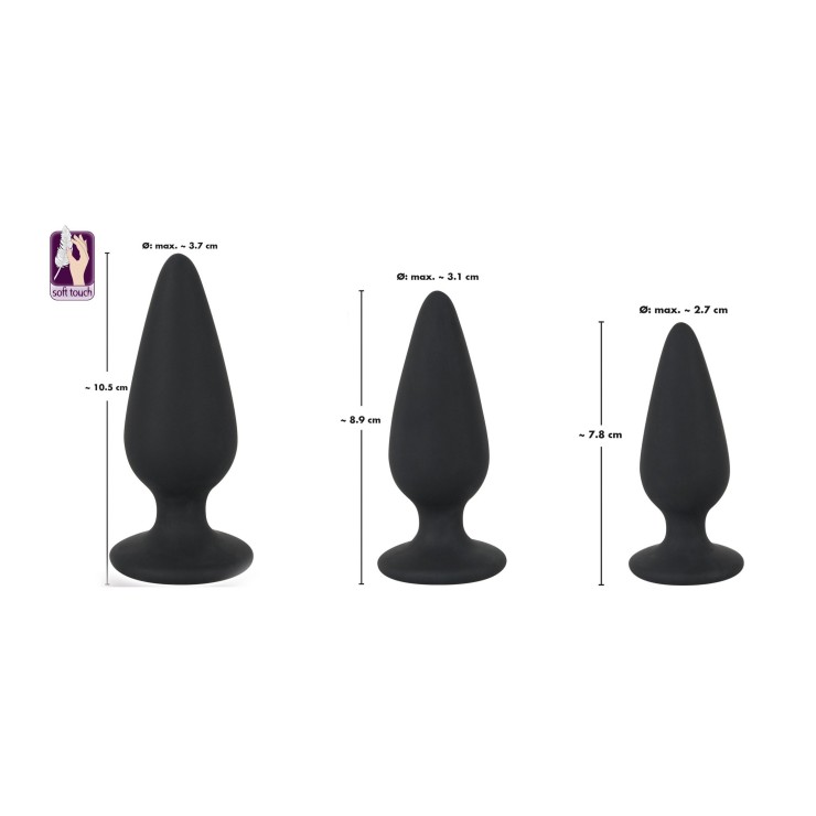 TAPPI ANALI CON PESO SEX TOY IN SILICONE VARIE MISURE