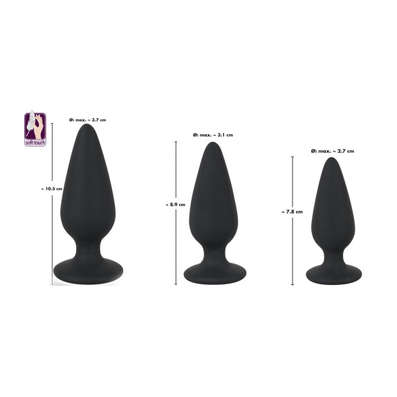 TAPPI ANALI CON PESO SEX TOY IN SILICONE VARIE MISURE