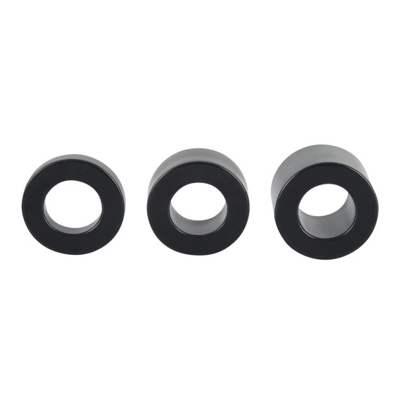 SET ANELLI ALLUNGA TESTICOLI 3 PEZZI SEX TOY BALL STRETCHER