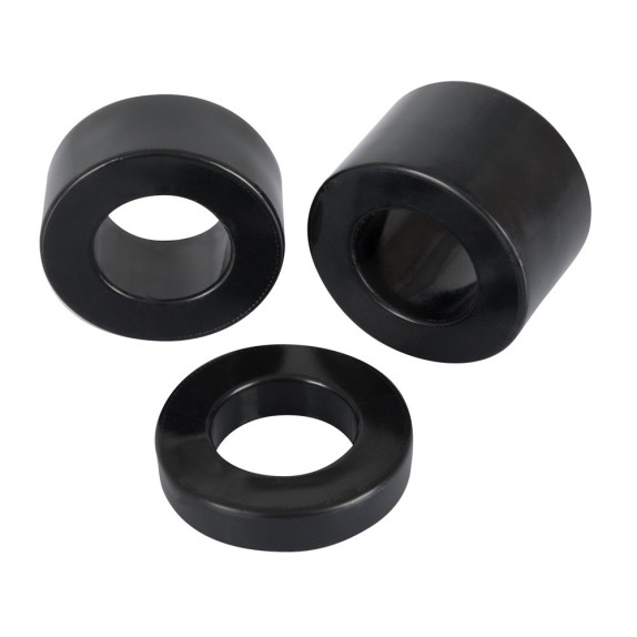 SET ANELLI ALLUNGA TESTICOLI 3 PEZZI SEX TOY BALL STRETCHER