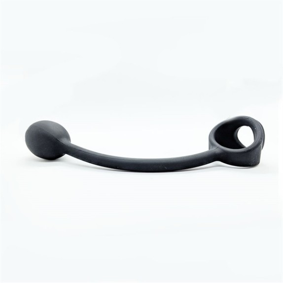 ANELLO FALLICO CON PLUG ANALE AUTOVIBRANTE SEX TOY IN SILICONE