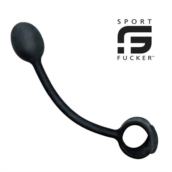 ANELLO FALLICO CON PLUG ANALE AUTOVIBRANTE SEX TOY IN SILICONE