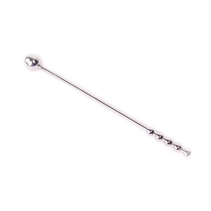 SONDA URETRALE CON PALLINE SEX TOY IN ACCIAIO 2