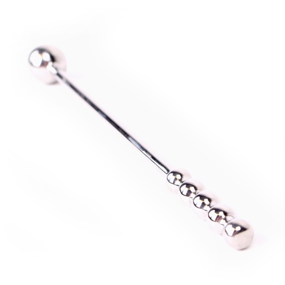 SONDA URETRALE CON PALLINE SEX TOY IN ACCIAIO
