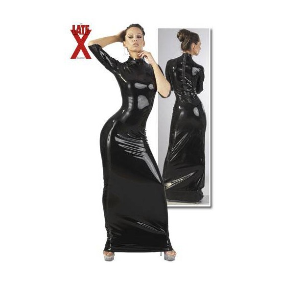 ABITO LUNGO IN LATEX