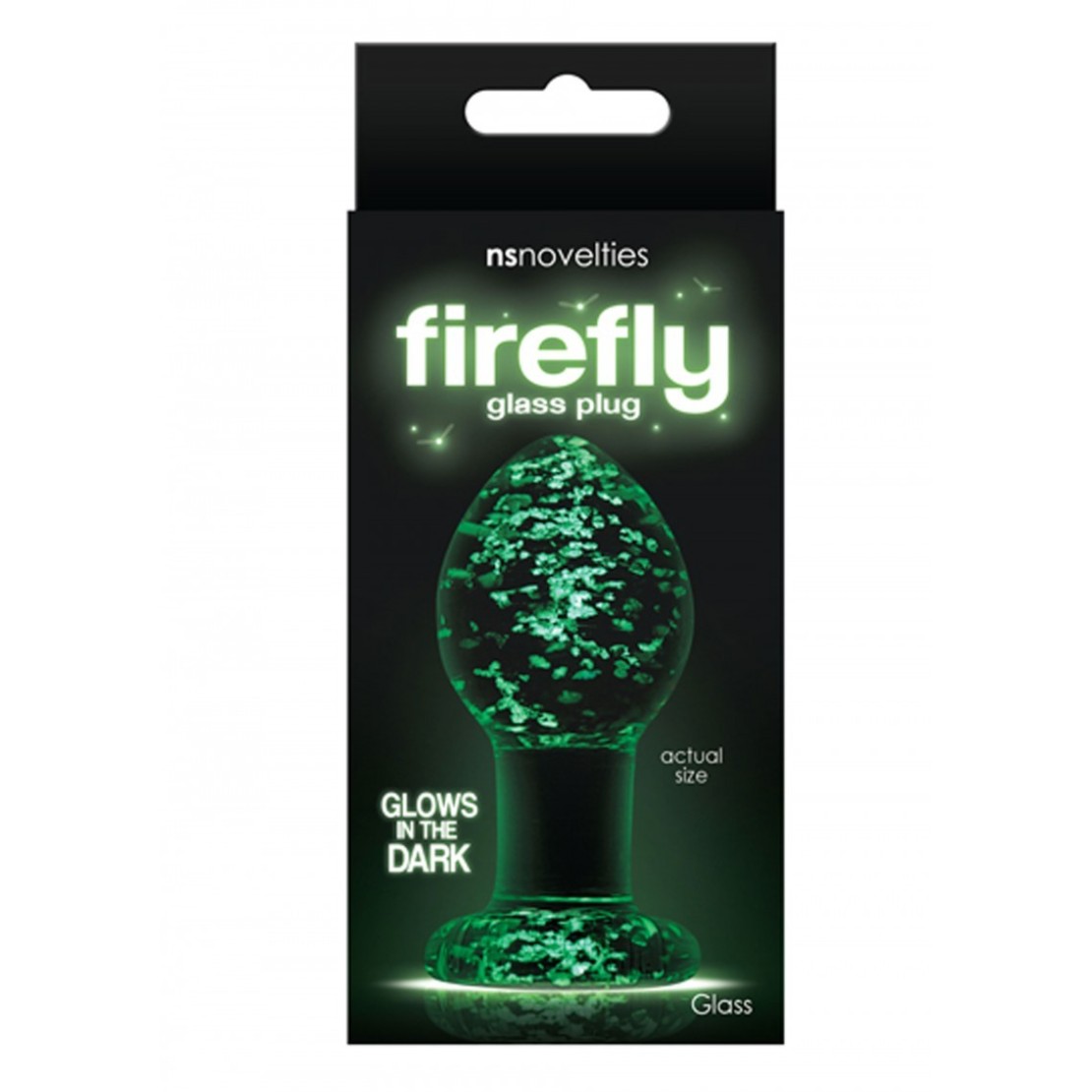 TAPPO ANALE IN VETRO FLUORESCENTE SEX TOY VARIE MISURE