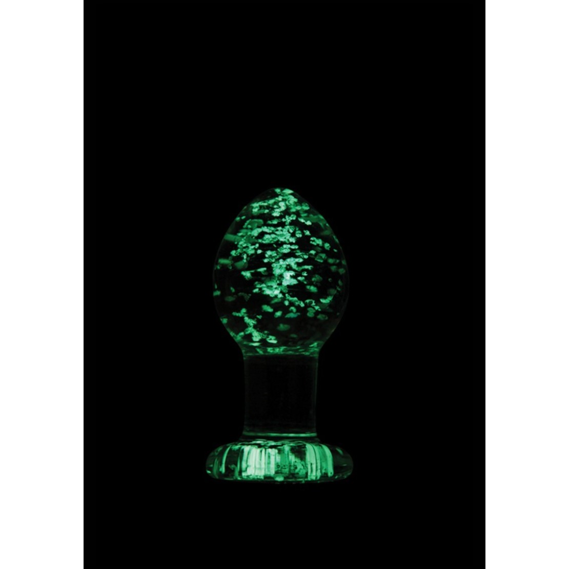 TAPPO ANALE IN VETRO FLUORESCENTE SEX TOY VARIE MISURE