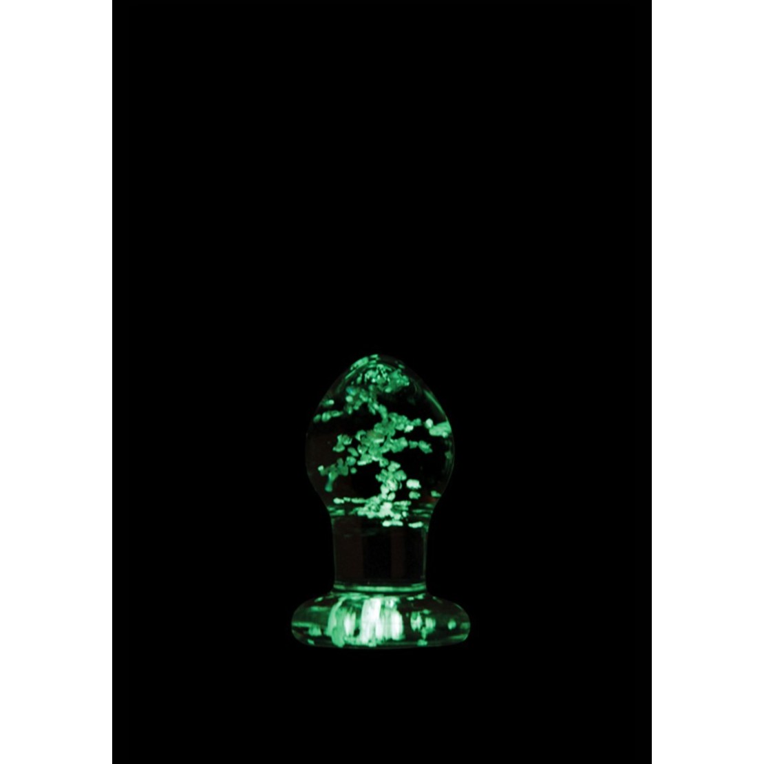 TAPPO ANALE IN VETRO FLUORESCENTE SEX TOY VARIE MISURE