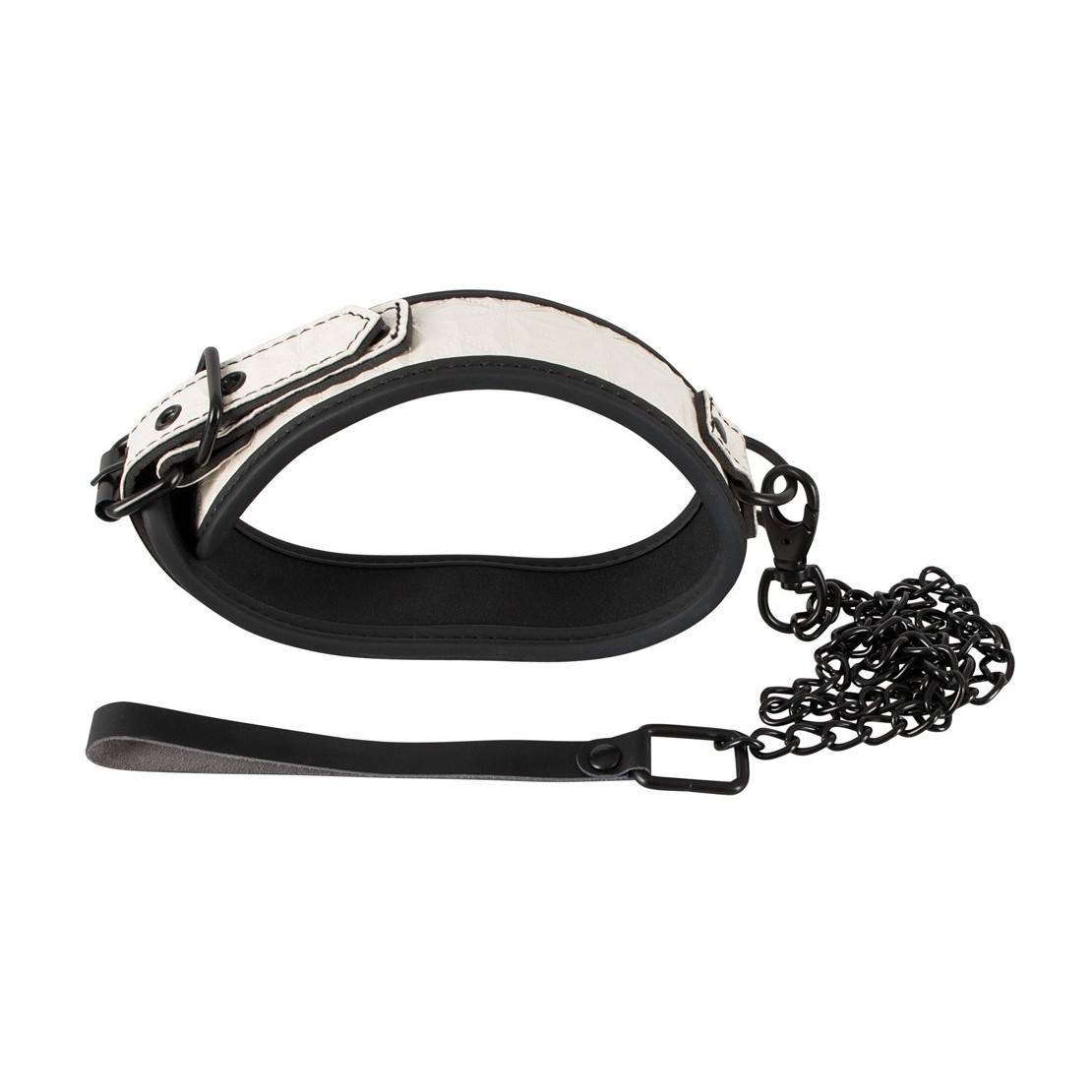 COLLARE IN SIMILPELLE SEX TOY CON GUINZAGLIO