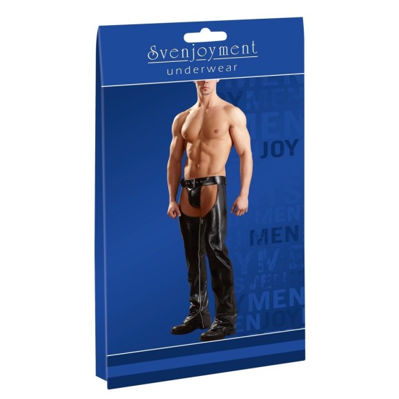 PANTALONI SEXY CON APERTURE PER STREAP MAN