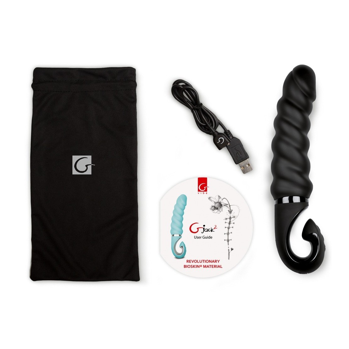 VIBRATORE MORBIDO IN SILICONE SEX TOY GJACK 2 RICARICABILE