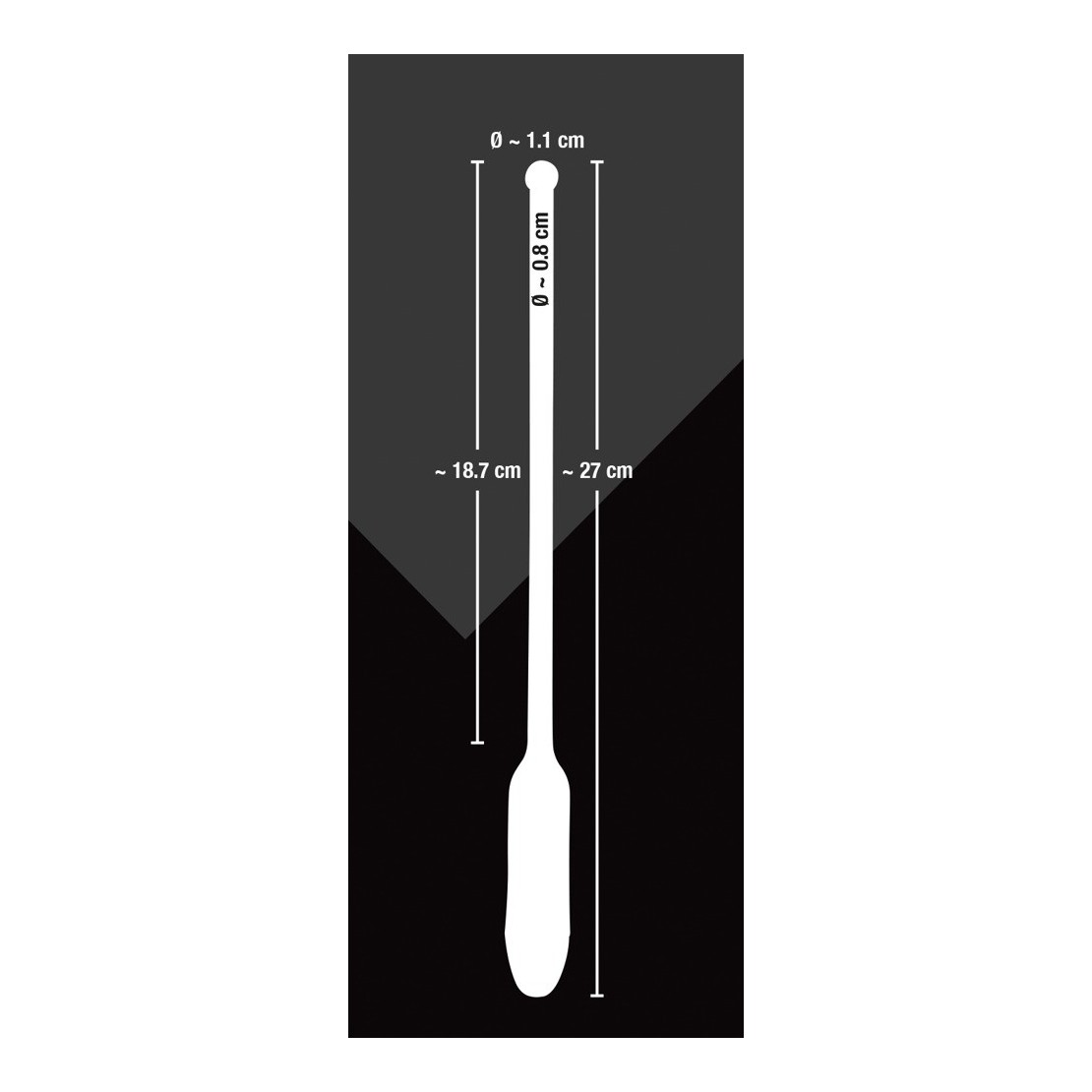 STIMOLATORE PROSTATICO EXTRA LUNGO SEX TOY VIBRANTE