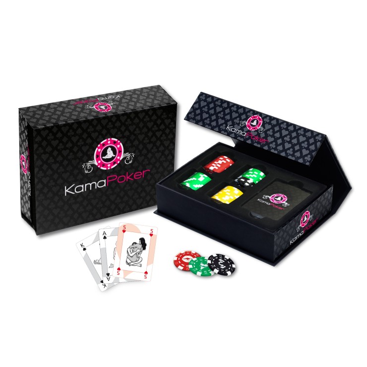 KAMAPOKER KIT PER POKER CON CARTE KAMASUTRA 2