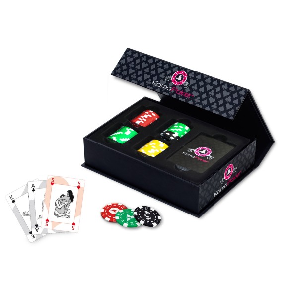 KAMAPOKER KIT PER POKER CON CARTE KAMASUTRA