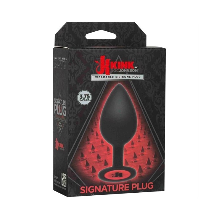 PLU ANALE IN SILICONE SEX TOY CON LOGO INCISO