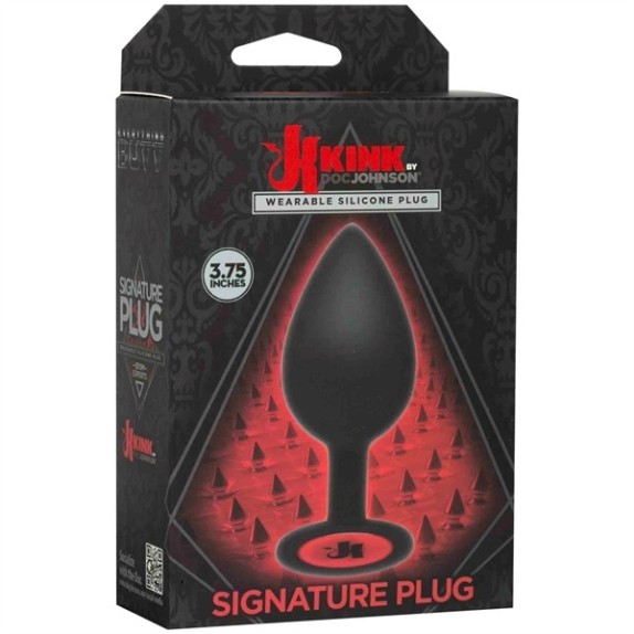 PLU ANALE IN SILICONE SEX TOY CON LOGO INCISO