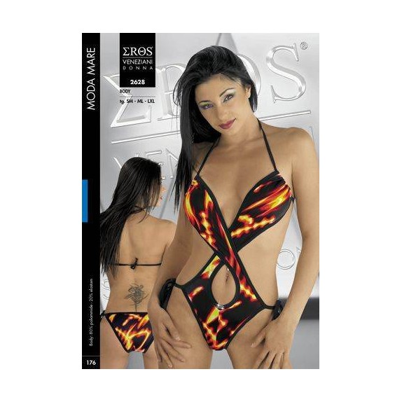 COSTUME DA BAGNO BIKINI SEXY MARE PER DONNA TRIKINI INTERO INCROCIATO EROS VENEZIANI