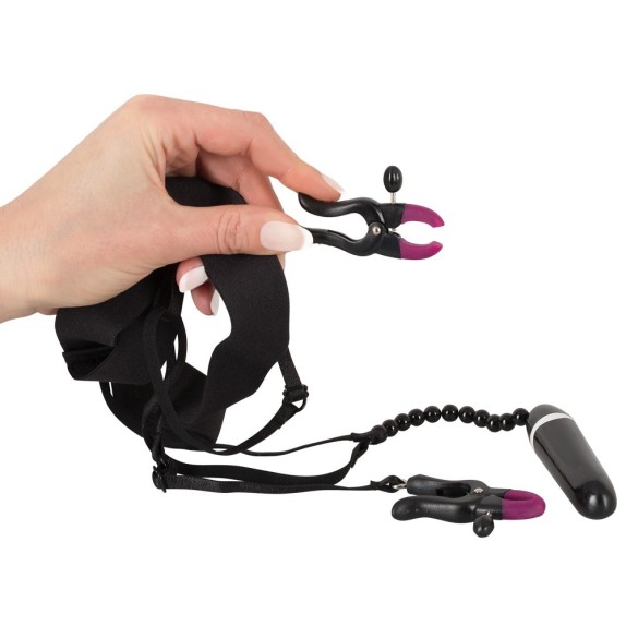 STRING PER DONNA SEX TOY CON PERLE E PINZE