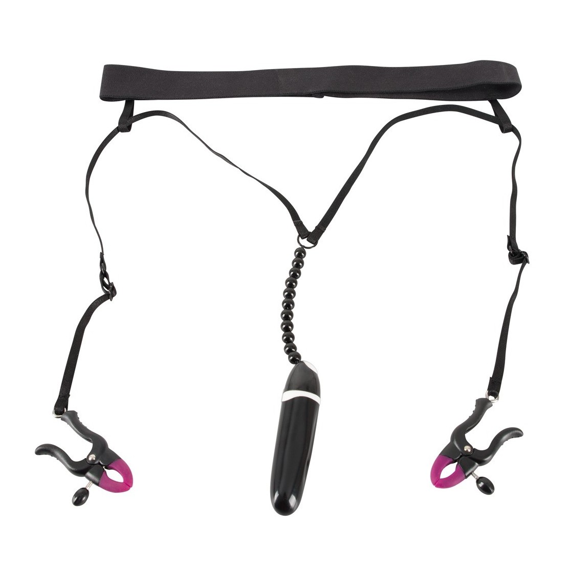STRING PER DONNA SEX TOY CON PERLE E PINZE