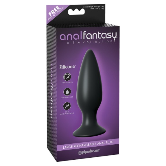 TAPPO ANALE VIBRANTE IN SILICONE SEX TOY RICARICABILE