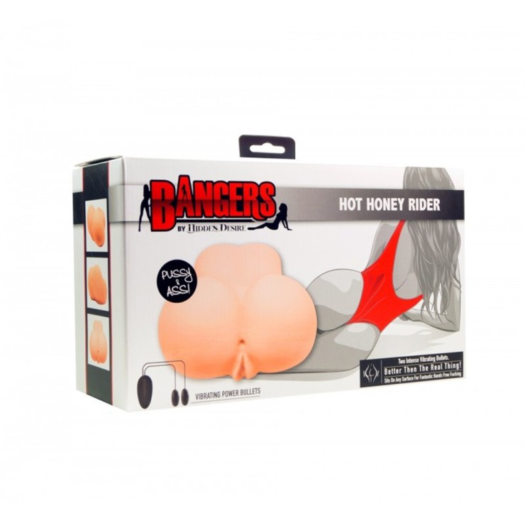 MASTURBATORE VIBRANTE PER UOMO SEX TOY VAGINA E ANO HONEY RIDER