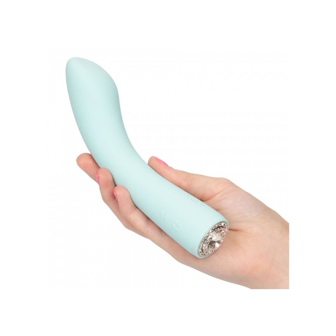 VIBRATORE VAGINALE IN SILICONE SEX TOY CON STRASS VIVIAN