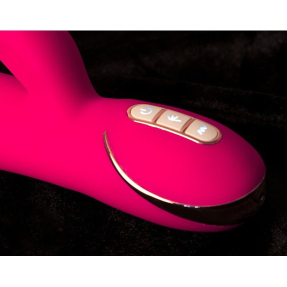 VIBRATORE RABBIT RICARICABILE SEX TOY IN SILICONE GESTURE