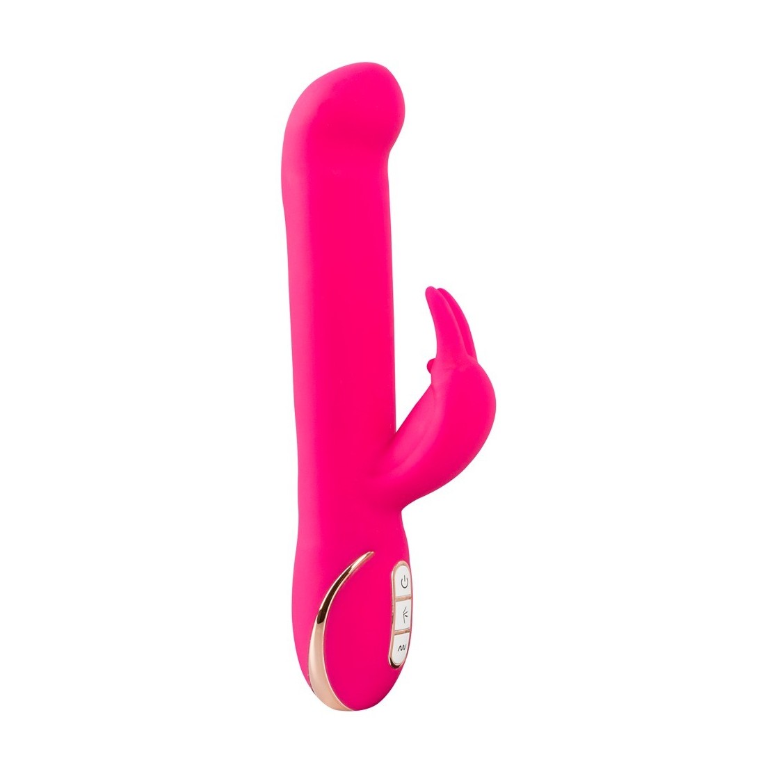 VIBRATORE RABBIT RICARICABILE SEX TOY IN SILICONE GESTURE