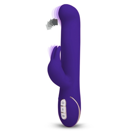 VIBRATORE RABBIT RICARICABILE SEX TOY IN SILICONE GESTURE