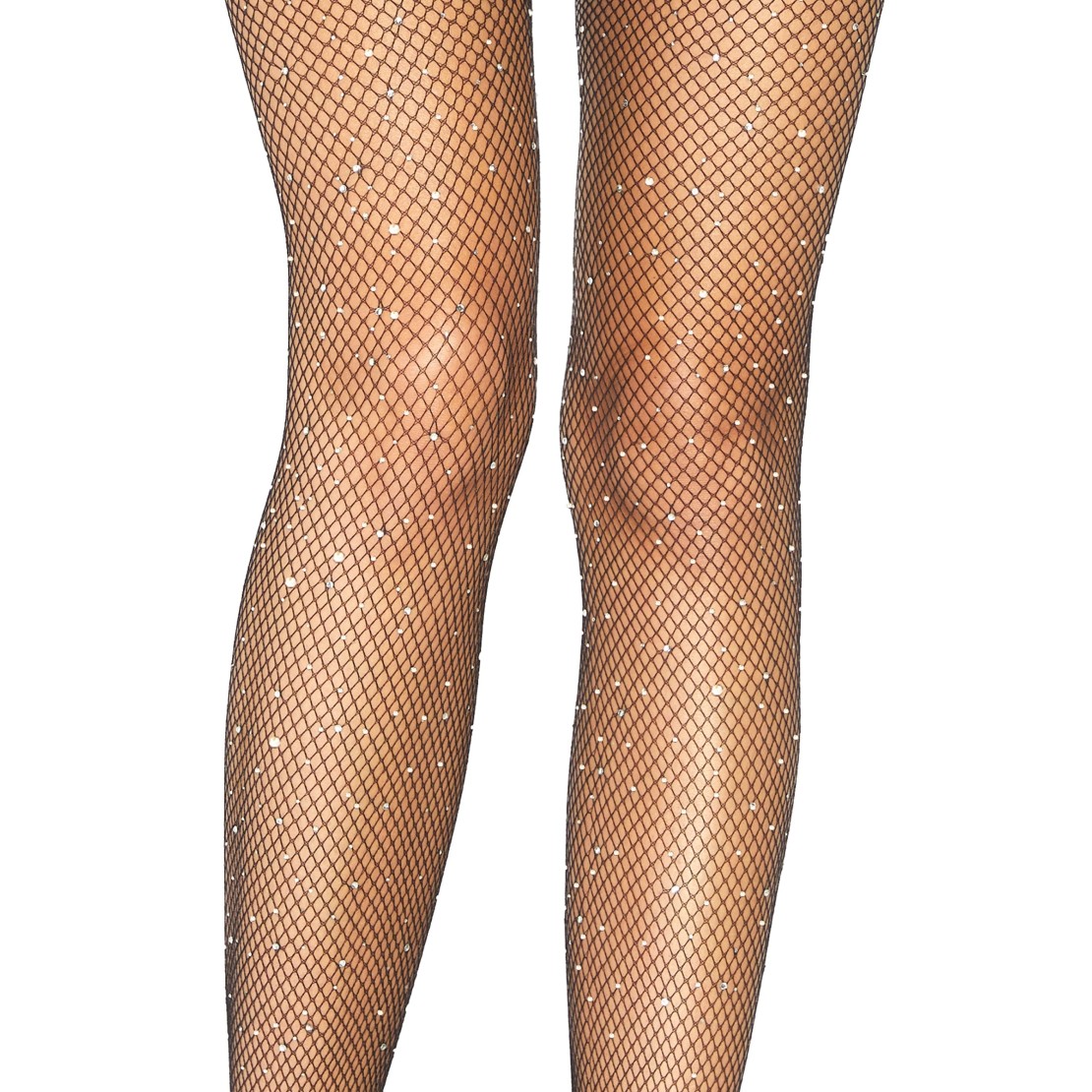 COLLANT SEXY PER DONNA APERTI ALL'INGUINE CON STRASS