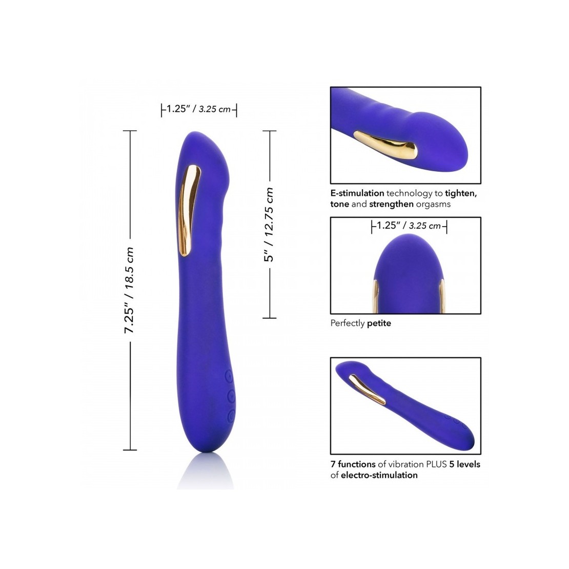 VIBRATORE VAGINALE CON SCOSSE SEX TOY PETITE WAND
