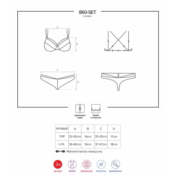 COMPLETO INTIMO SEXY PER DONNA IN PIZZO ROSSO 
