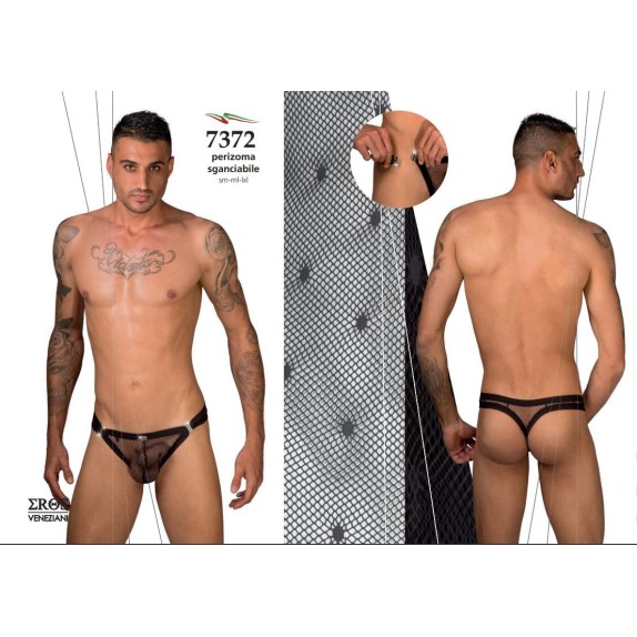 PERIZOMA SEXY PER UOMO SGANCIABILE A RETE PICCOLA