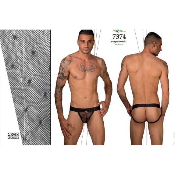 SOSPENSORIO SEXY PER UOMO A RETE PICCOLA 
