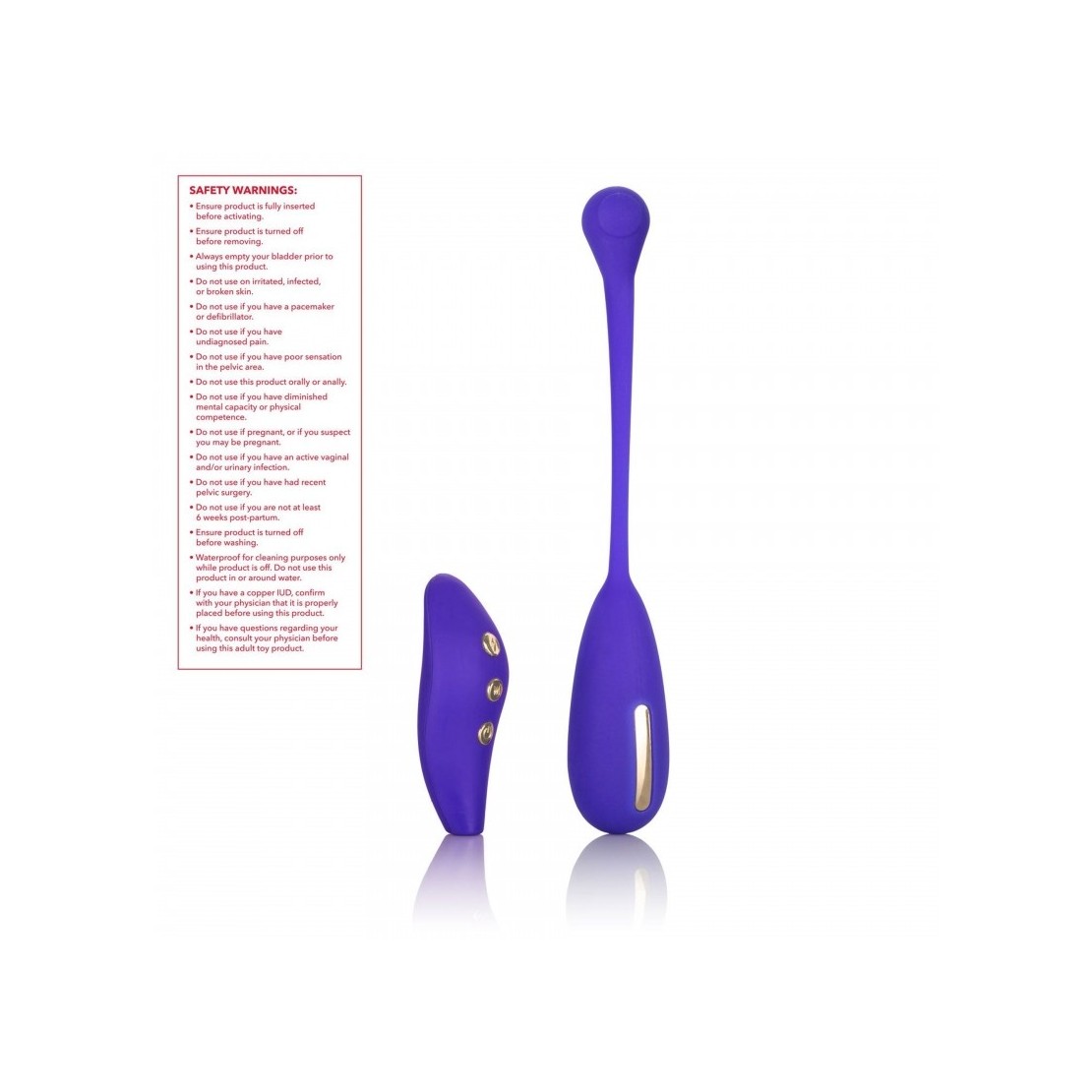 OVETTO VAGINALE VIBRANTE CON SCOSSE KEGEL EXERCISER