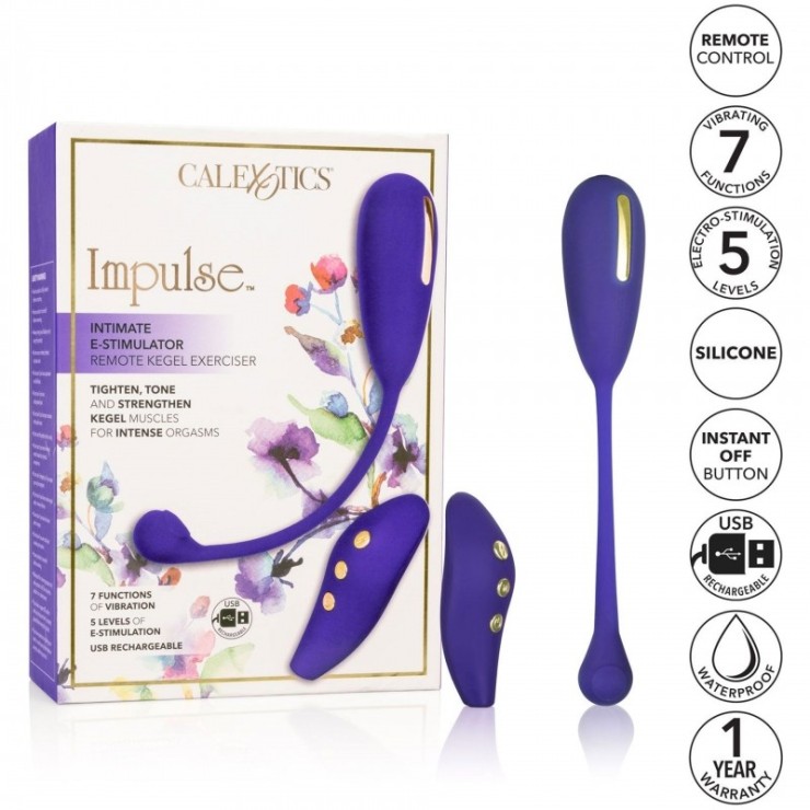 OVETTO VAGINALE VIBRANTE CON SCOSSE KEGEL EXERCISER 2