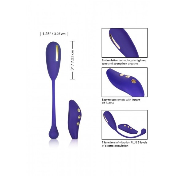 OVETTO VAGINALE VIBRANTE CON SCOSSE KEGEL EXERCISER