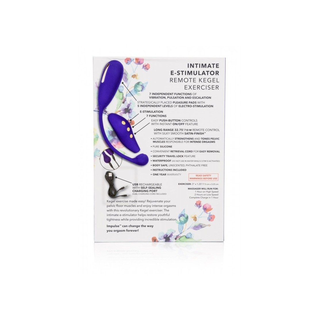OVETTO VAGINALE VIBRANTE CON SCOSSE KEGEL EXERCISER