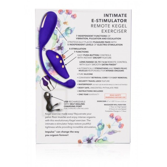 OVETTO VAGINALE VIBRANTE CON SCOSSE KEGEL EXERCISER