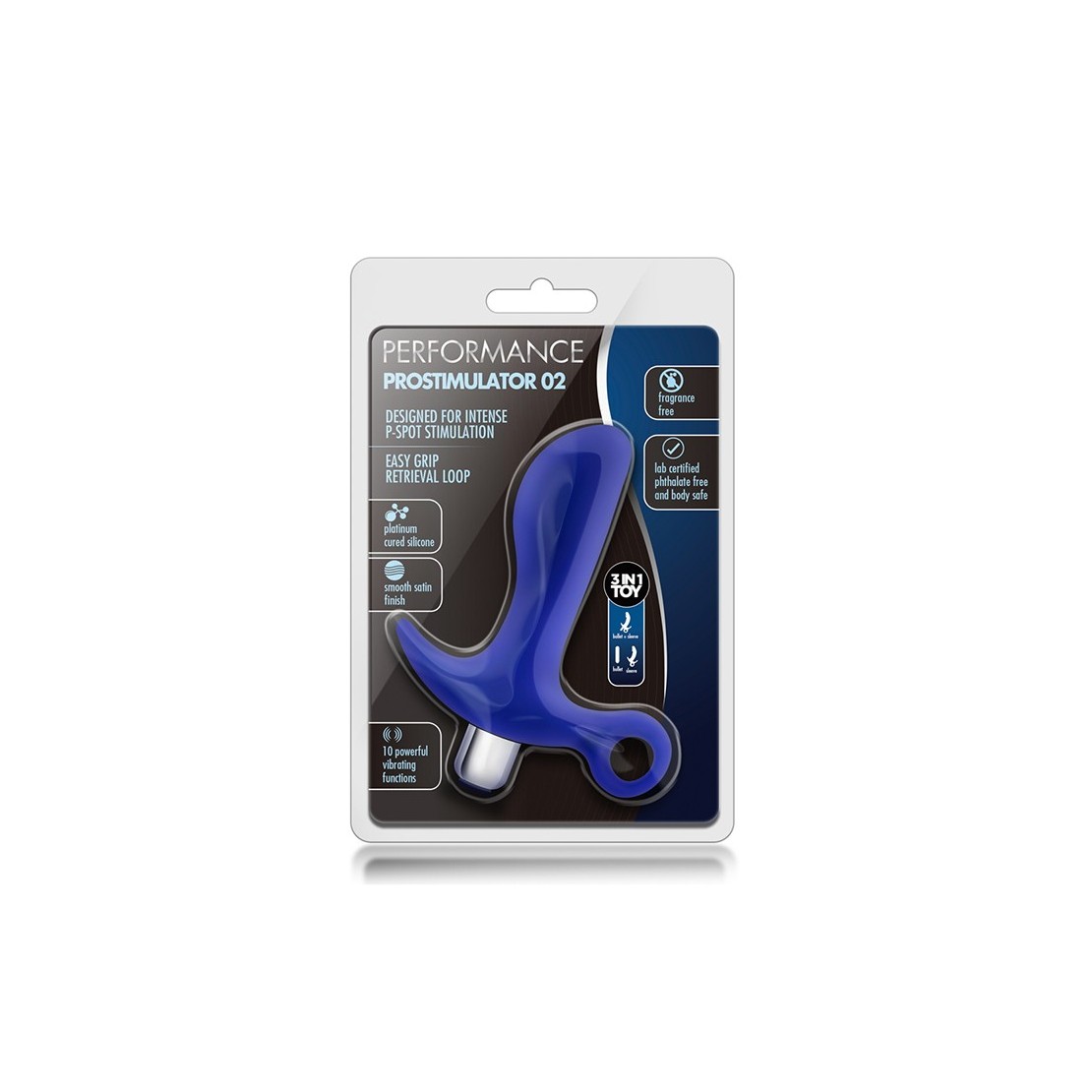 STIMOLATORE DELLA PROSTATA SEXY TOY VIBRANTE 10 FUNZIONI