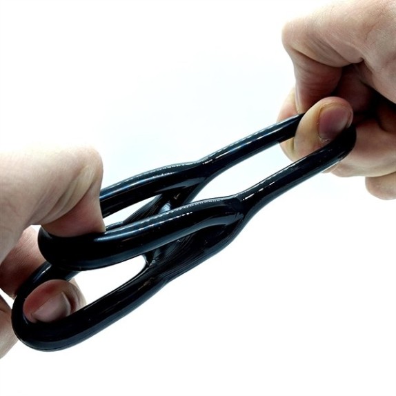 ANELLO DOPPIO SEX TOY DA INDOSSARE NEL PENE E TESTICOLI 